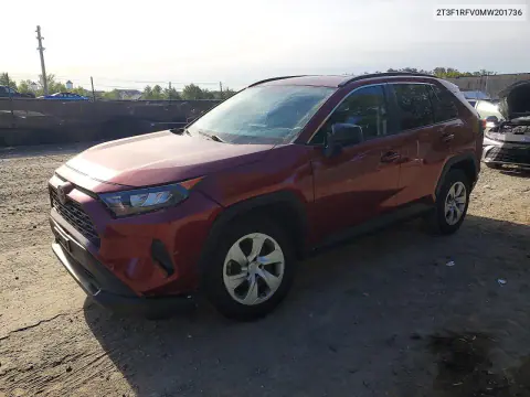 2021 Toyota Rav4 Le VIN 2T3F1RFV0MW201736 фото 1