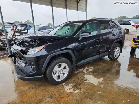 4T3RWRFV5MU048480 — 2021 Toyota RAV4, Передняя часть, фото до ремонта