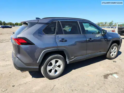 2T3LWRFV3MW122243 — 2021 Toyota RAV4, фото 3 с аукциона Copart, Сторона