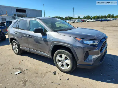 2T3LWRFV3MW122243 — 2021 Toyota RAV4, фото 4 с аукциона Copart, Сторона