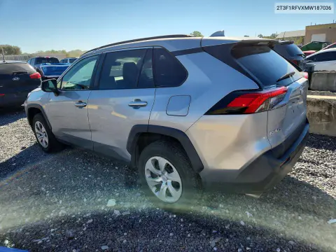 2021 Toyota Rav4 Le VIN 2T3F1RFVXMW187036 фото 2