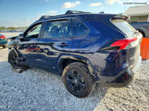 4T3E6RFV7MU046356 — 2021 Toyota RAV4, фото 2 с аукциона Copart, Град