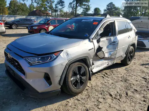 2T3RWRFV2MW128190 — 2021 Toyota RAV4, Боковая часть, фото до ремонта