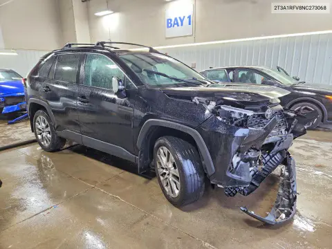 2022 Toyota Rav4 Xle Premium VIN 2T3A1RFV8NC273068 фото 4