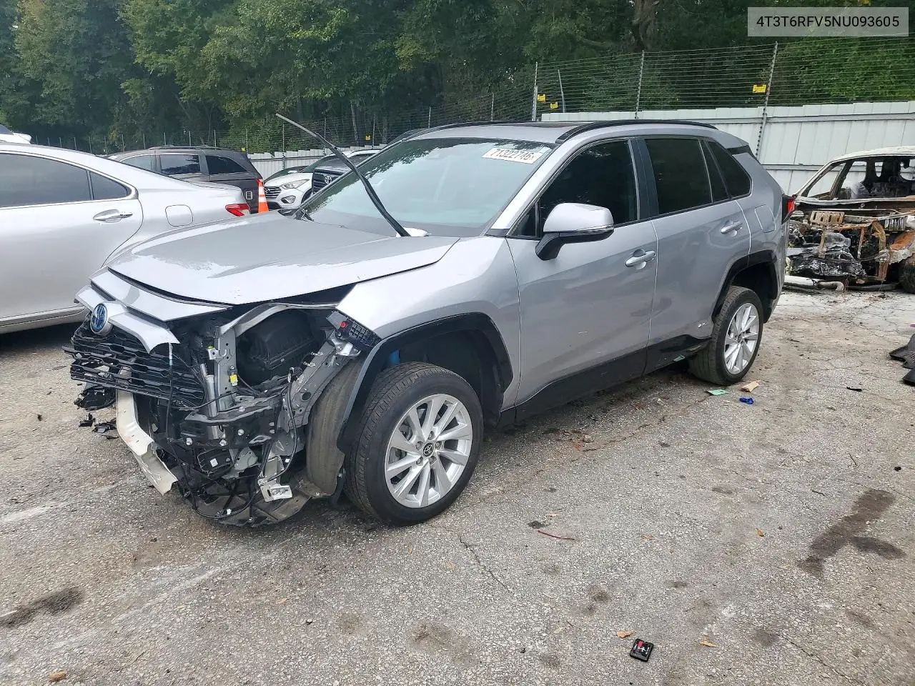 2022 Toyota Rav4 Se VIN 4T3T6RFV5NU093605 фото 1
