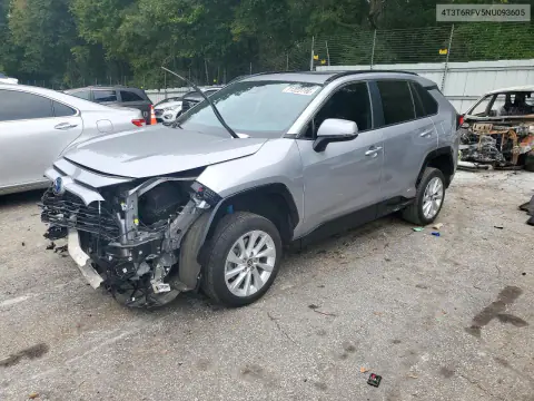 4T3T6RFV5NU093605 — 2022 Toyota RAV4, Передняя часть, фото до ремонта
