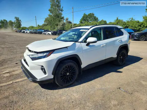 2T3D1RFV6PW370753 — 2023 Toyota RAV4, Передняя часть, фото до ремонта