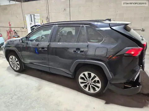2T3A1RFV3PC353915 — 2023 Toyota RAV4, фото 2 с аукциона Copart, Задняя часть