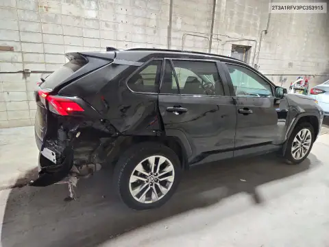2T3A1RFV3PC353915 — 2023 Toyota RAV4, фото 3 с аукциона Copart, Задняя часть