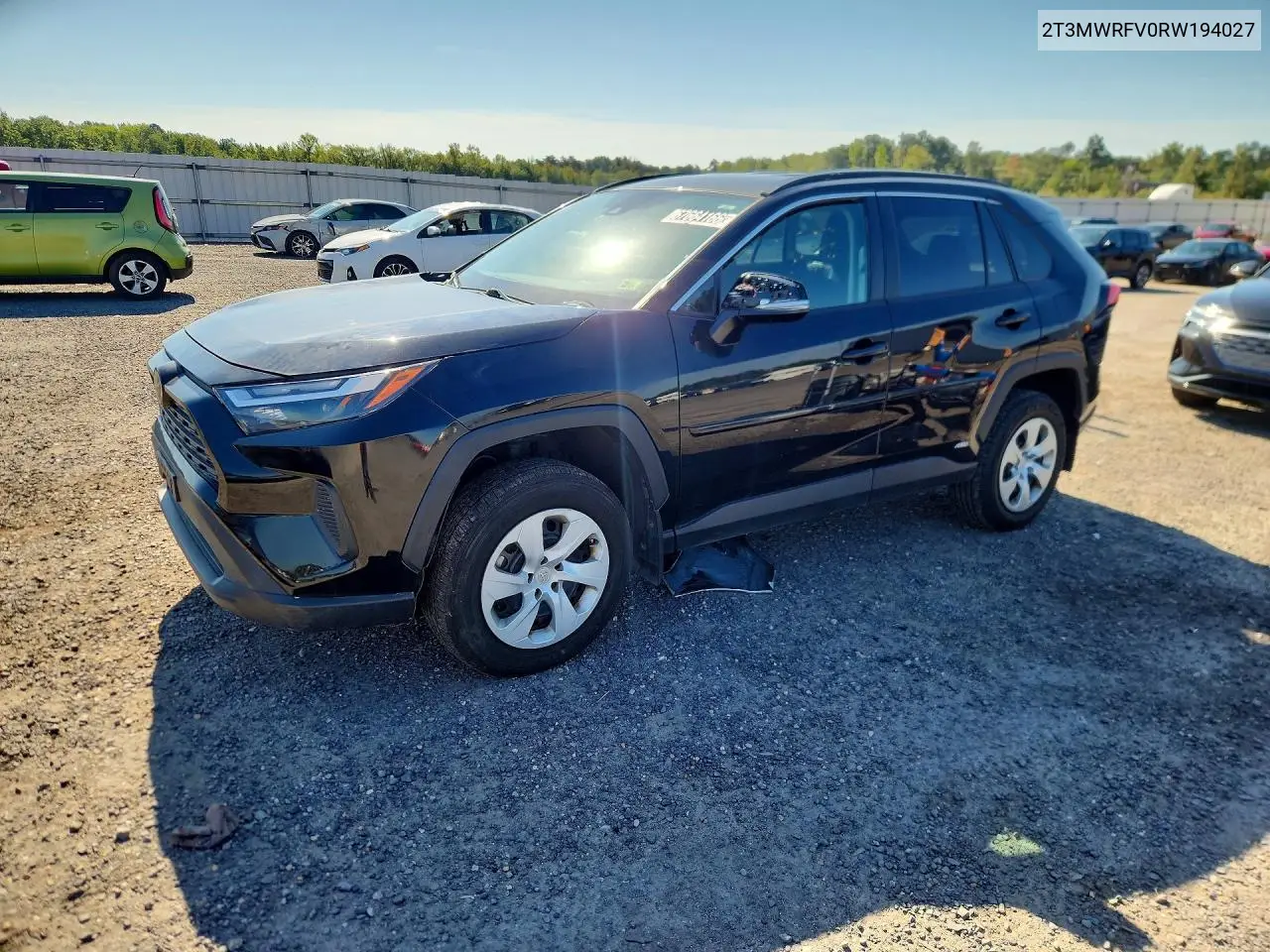 2T3MWRFV0RW194027 Toyota RAV4 2024 — повреждение Задняя часть, фото до ремонта