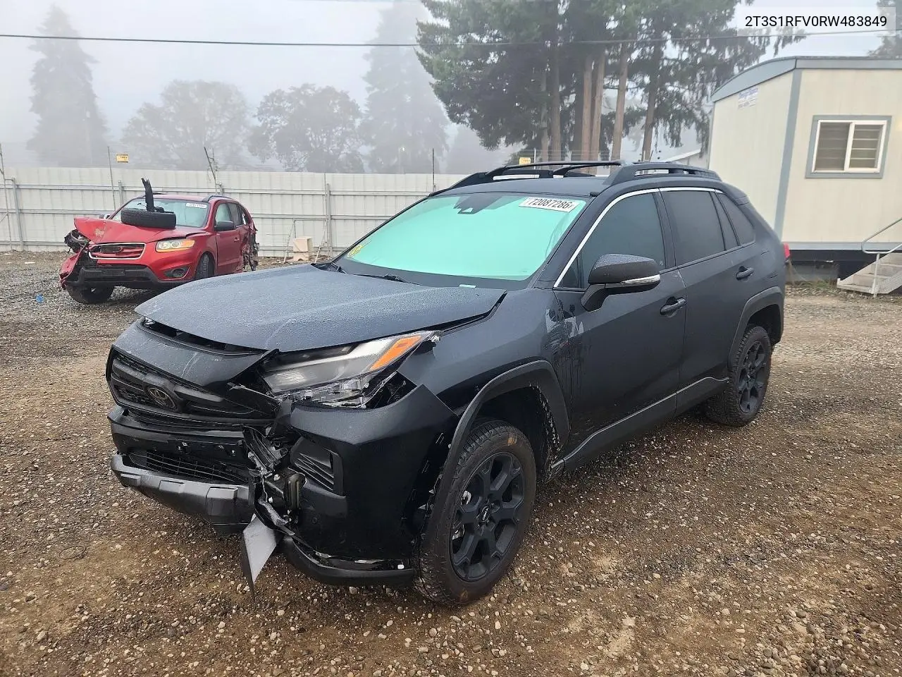 2024 Toyota Rav4 Trd Off Road VIN 2T3S1RFV0RW483849 фото 1
