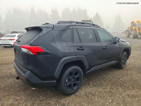 2024 Toyota Rav4 Trd Off Road VIN 2T3S1RFV0RW483849 фото 3