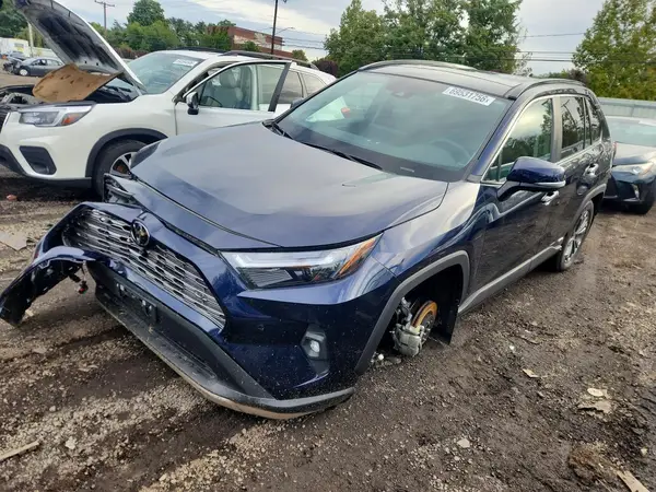 4T3D6RFV3SU185862 — 2025 Toyota RAV4, Передняя часть (Front End), фото до ремонта