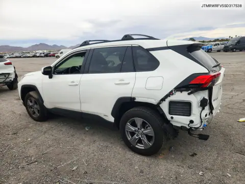 2025 Toyota Rav4 Hybrid Xle VIN JTMRWRFV5SD317538 фото 2