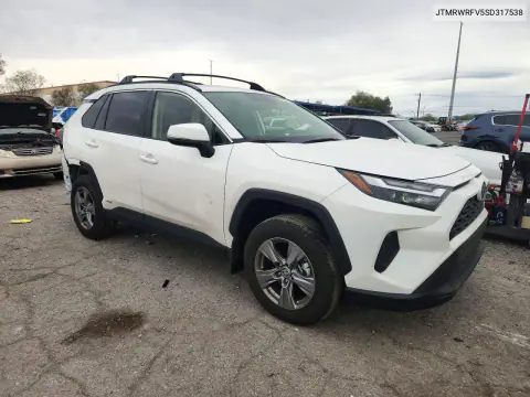 2025 Toyota Rav4 Hybrid Xle VIN JTMRWRFV5SD317538 фото 4