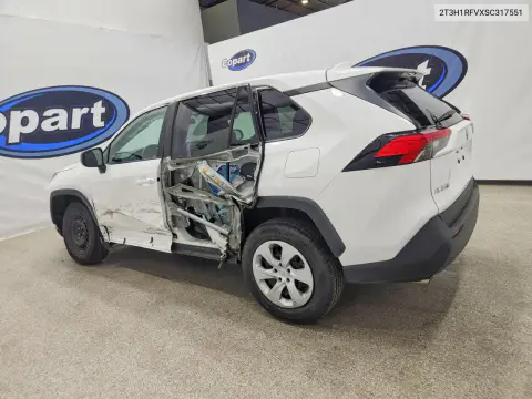 2025 Toyota Rav4 Le VIN 2T3H1RFVXSC317551 фото 2