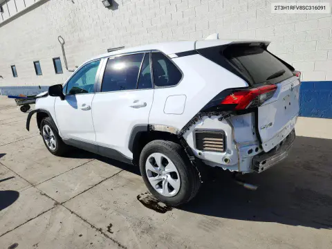 2025 Toyota Rav4 Le VIN 2T3H1RFV8SC316091 фото 2