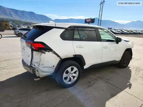 2025 Toyota Rav4 Le VIN 2T3H1RFV8SC316091 фото 3