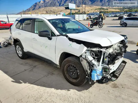 2025 Toyota Rav4 Le VIN 2T3H1RFV8SC316091 фото 4