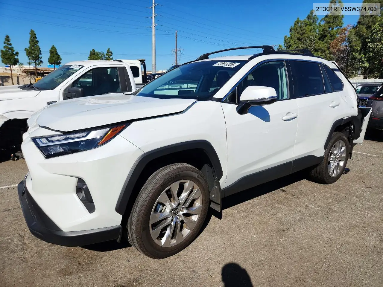 2025 Toyota Rav4 Xle Premium VIN 2T3C1RFV5SW374703 фото 1