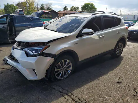 JTMDJREV1HD104878 — 2017 Toyota RAV4 HV, Задняя часть (Rear End), фото до ремонта