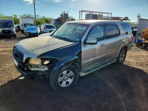 5TDZT34A71S013278 — 2001 Toyota Sequoia, Передняя часть, фото до ремонта