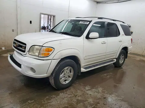 5TDBT48A42S127726 — 2002 Toyota Sequoia, Передняя часть, фото до ремонта