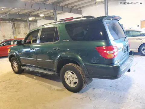 2002 Toyota Sequoia Limited VIN 5TDBT48A52S107131 фото 2