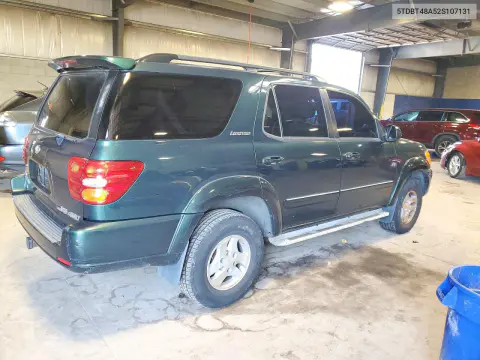2002 Toyota Sequoia Limited VIN 5TDBT48A52S107131 фото 3