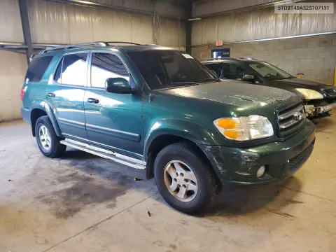 2002 Toyota Sequoia Limited VIN 5TDBT48A52S107131 фото 4