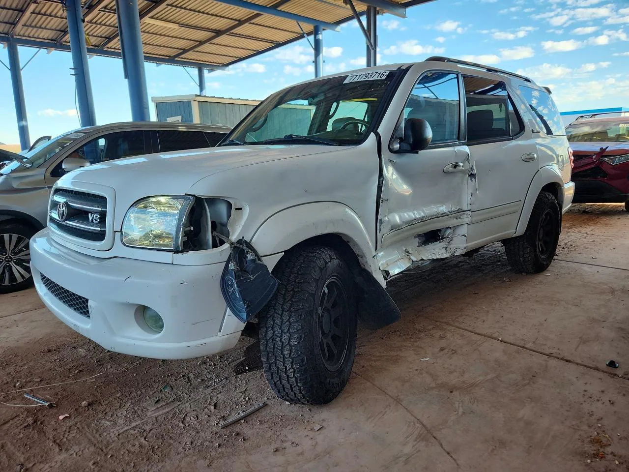 2003 Toyota Sequoia Limited VIN 5TDZT38A83S144779 фото 1