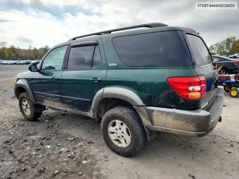 2004 Toyota Sequoia Sr5 VIN 5TDBT44A64S226024 фото 2