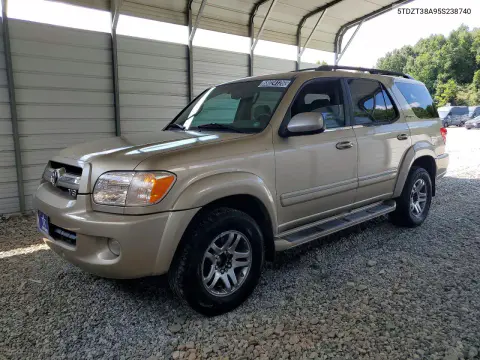 5TDZT38A95S238740 — 2005 Toyota Sequoia, Мелкие вмятины и царапины, фото до ремонта