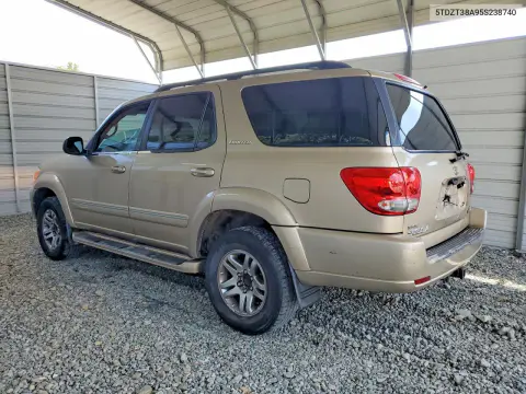 2005 Toyota Sequoia Limited VIN 5TDZT38A95S238740 фото 2