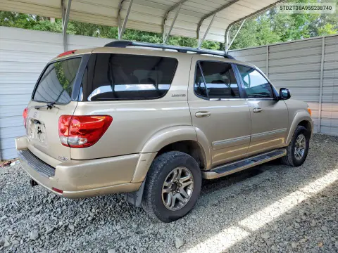 2005 Toyota Sequoia Limited VIN 5TDZT38A95S238740 фото 3