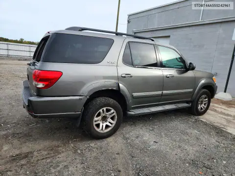 2005 Toyota Sequoia Sr5 VIN 5TDBT44A55S242961 фото 3