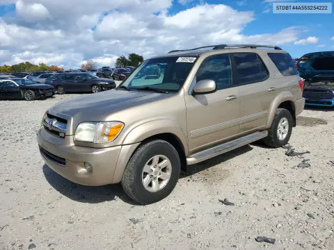 5TDBT44A55S254222 — 2005 Toyota Sequoia, Механические повреждения, фото до ремонта