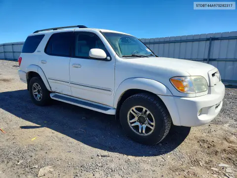 2007 Toyota Sequoia Sr5 VIN 5TDBT44A97S282317 фото 4