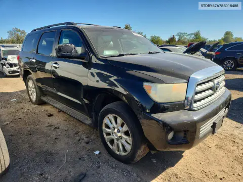 2008 Toyota Sequoia Platinum VIN 5TDBY67A78S018488 фото 4