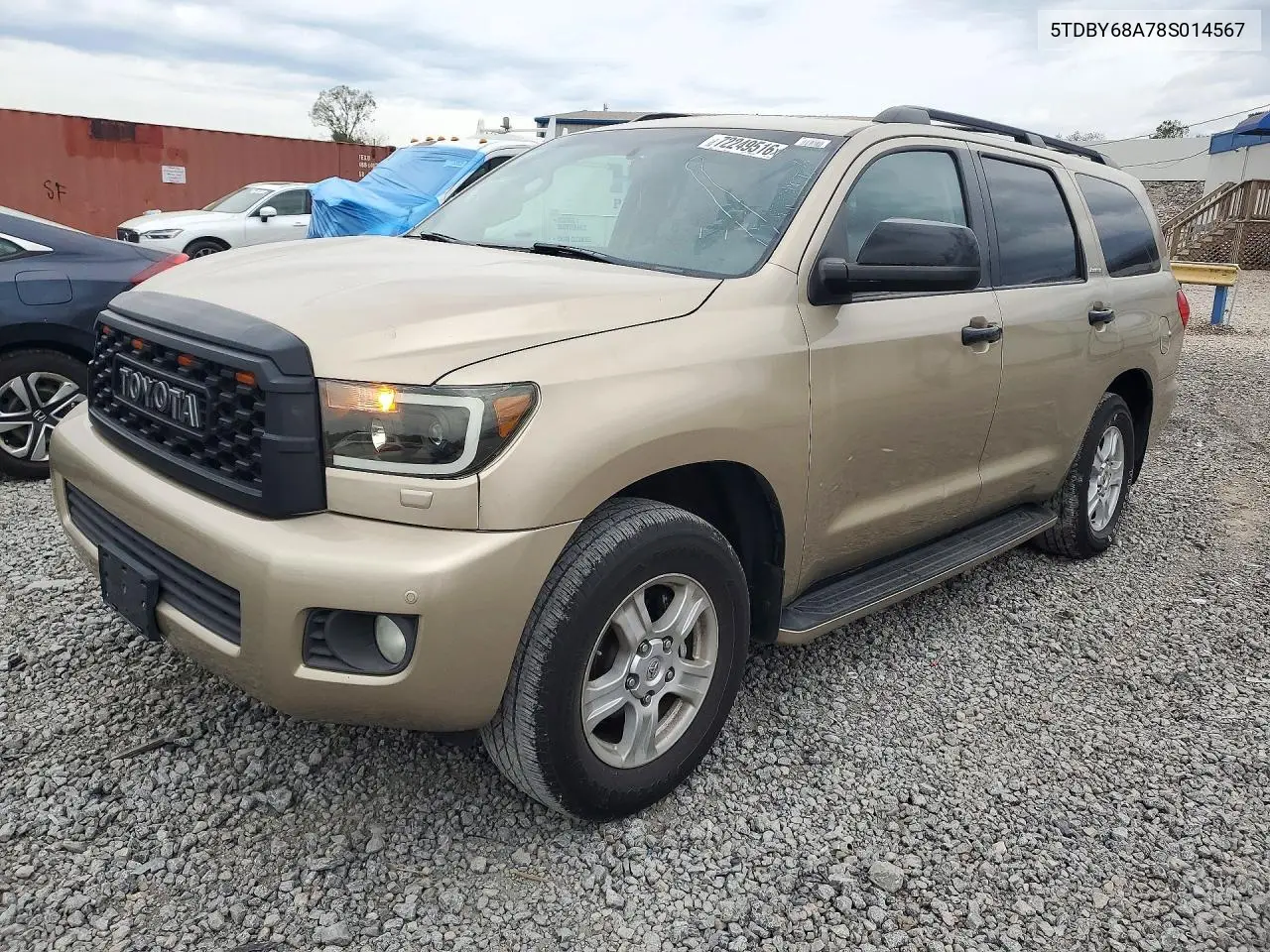 2008 Toyota Sequoia Limited VIN 5TDBY68A78S014567 фото 1