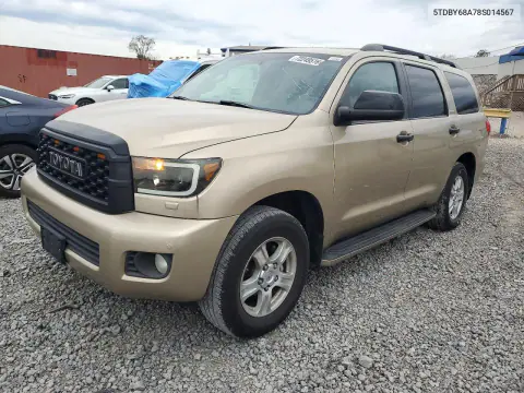 5TDBY68A78S014567 — 2008 Toyota Sequoia, Ходовая часть, фото до ремонта