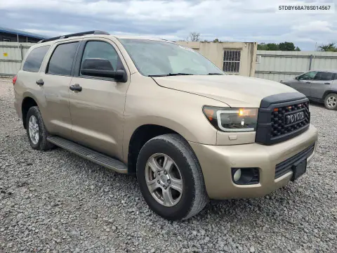 2008 Toyota Sequoia Limited VIN 5TDBY68A78S014567 фото 4