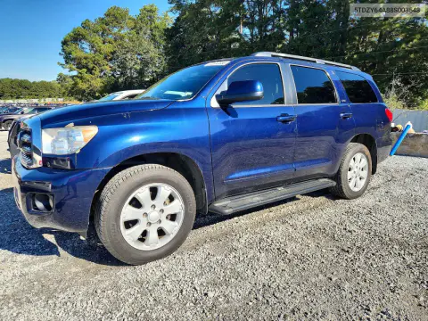 5TDZY64A88S003548 — 2008 Toyota Sequoia, Неизвестные повреждения, фото до ремонта