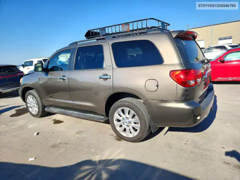 2013 Toyota Sequoia Platinum VIN 5TDYY5G12DS046780 фото 2