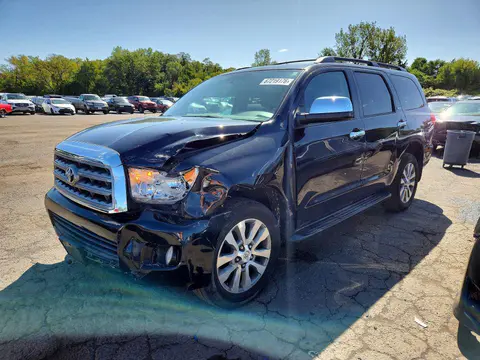 5TDJY5G1XFS120709 — 2015 Toyota Sequoia, Передняя часть (Front End), фото до ремонта