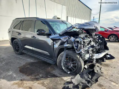 2024 Toyota Sequoia Sr5 VIN 7SVAAABA4RX027645 фото 4