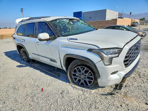 7SVAAABA2SX067292 — 2025 Toyota Sequoia, фото 4 с аукциона Copart 30.09.2026, Опрокидывание