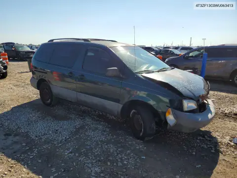 1998 Toyota Sienna Le VIN 4T3ZF13C0WU063413 фото 4