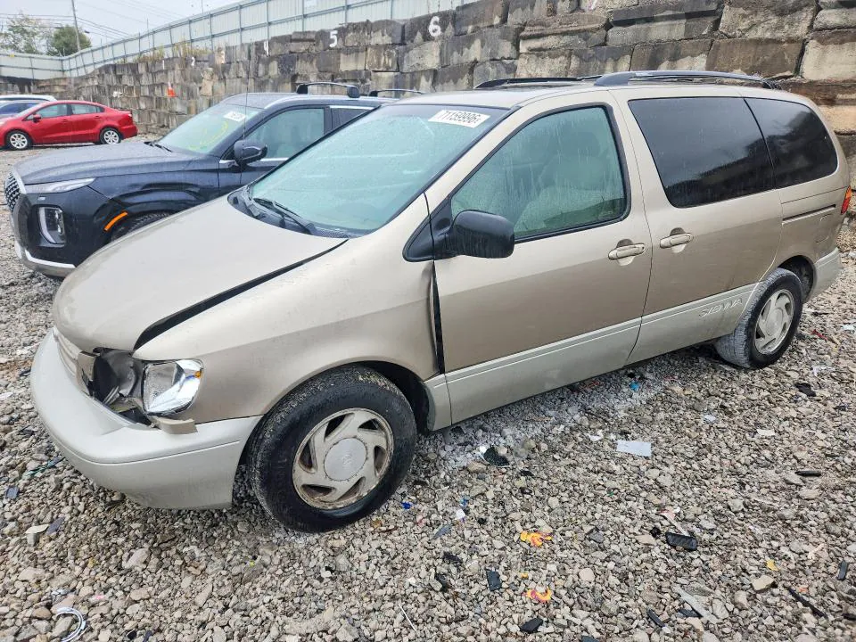 2000 TOYOTA SIENNA VIN 4T3ZF13C7YU278032 фото 1