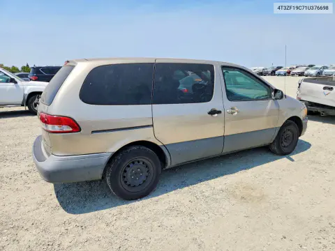 2001 Toyota Sienna Ce VIN 4T3ZF19C71U376698 фото 3